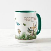 Mug Citation du printemps de la résurrection religieus (Devant droit)