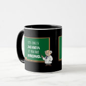 Mug Citation du théoricien de la conspiration pour la (Devant gauche)