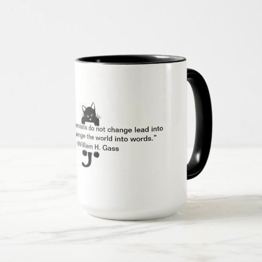 Mug Citation écrite (Devant droit)