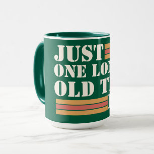 Mug Citation Émotionnelle Moderne Ligne Jaune Orange