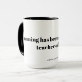 Mug Citation en cours d'exécution (Devant gauche)