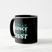 Mug Citation 'En Science Nous Faisons Confiance' - Ens (Devant gauche)