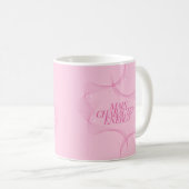 Mug Citation Énergie de Personnage Principal Rose (Devant droit)
