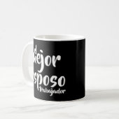 Mug Citation espagnole : El Mejor EsposoTrabajador (Devant gauche)