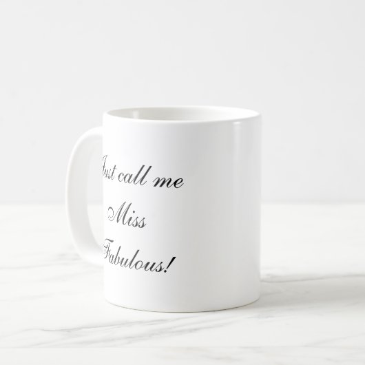 Mug Citation fabuleuse mignonne (Devant gauche)