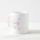 Mug Citation fantaisiste pastel sur fond blanc (Devant gauche)