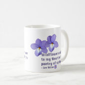 Mug Citation Fleur sauvage de Violences du pied d'oise (Devant droit)