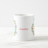 Mug Citation Fleur Tropicale Couronne Florale (Centre)