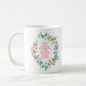 Mug Citation Fleur Tropicale Couronne Florale (Gauche)