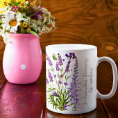 Mug Citation Fleurs Inspirationnelles de Violet Lavend