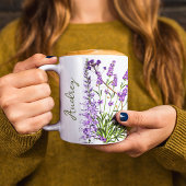 Mug Citation Fleurs Inspirationnelles de Violet Lavend