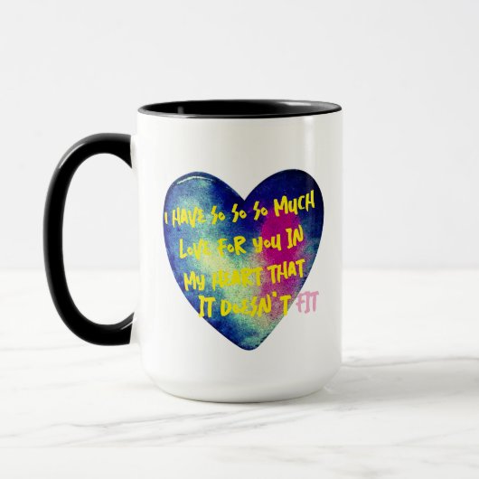 Mug Citation Flirty Love Parfait Café Valentine's (Gauche)