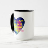 Mug Citation Flirty Love Parfait Café Valentine's (Devant gauche)
