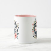 Mug Citation Florale Inspirationnelle Parfaitement Imp (Centre)