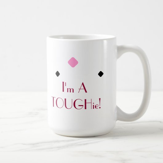 Mug Citation forte descriptive d'amusement mignon dur (Droite)