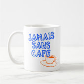 Mug Citation française pour les amateurs de café Retro (Gauche)