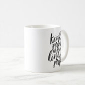 Mug Citation gentille, Genre, Simple, Typographie mode (Devant droit)