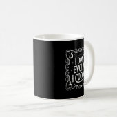 Mug Citation gothique drôle Ne évoluez pas Cocon Sarca (Devant droit)