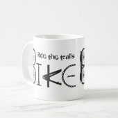 Mug Citation Graffiti de vélo de piste (Devant gauche)