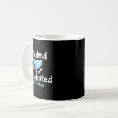 Mug Citation Graphique Funny Vaccinée Masquée N (Devant gauche)