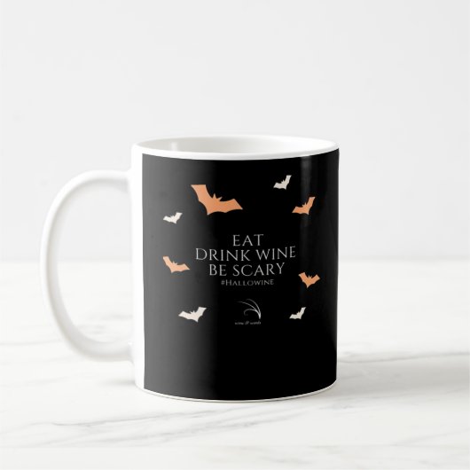Mug Citation Hallowine Halloween Manger Boire (Gauche)
