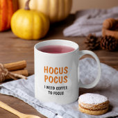 Mug Citation Hocus Pocus Funny Halloween | Orange