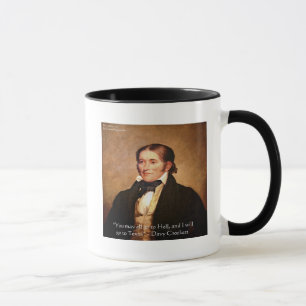 Mug Citation humoristique de Davy Crockett « Au Texas