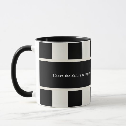 Mug Citation humoristique de père mari à l'arbitre (Gauche)