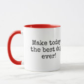 Mug Citation Inspirante Avec Fille Bâton (Gauche)