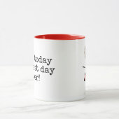 Mug Citation Inspirante Avec Fille Bâton (Centre)