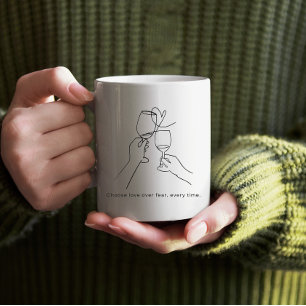 Mug Citation Inspirante de Mentalité Positive