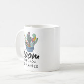Mug Citation inspirante - Fleur où vous êtes planté (Devant gauche)