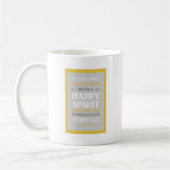 Mug citation inspirante gordon b hinckley lds (Gauche)
