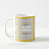 Mug citation inspirante gordon b hinckley lds (Gauche)