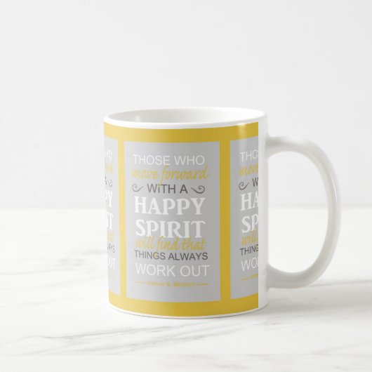 Mug citation inspirante gordon b hinckley lds (Droite)