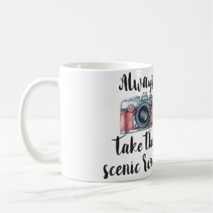Mug Citation Inspirante Homme Appareil Photo Aquarelle