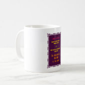 Mug Citation inspirante positive sur la vie (Devant gauche)