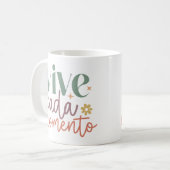 Mug Citation Inspirante "Vive Canada Momento" (Devant gauche)