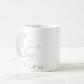Mug Citation Inspiration - Définir votre avenir (Devant gauche)