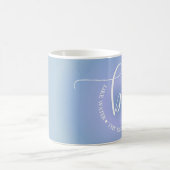 Mug Citation Inspiration moderne Bleu Be Eau Café M (Centre)