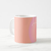 Mug Citation Inspiration moderne Orange Be Bold (Devant gauche)
