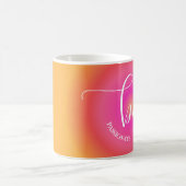 Mug Citation Inspiration Moderne Orange Soyez Passionn (Centre)