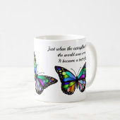 Mug Citation Inspiration Papillon (Devant droit)