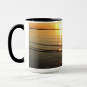 Mug Citation Inspirationnelle Coucher de soleil sur l' (Gauche)