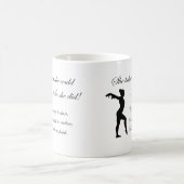 Mug Citation inspirationnelle de la gymnastique (Centre)