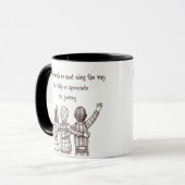 Mug Citation Inspirationnelle de l'amitié (Devant gauche)