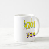 Mug Citation Inspirationnelle De L'Arme Universitaire, (Devant droit)