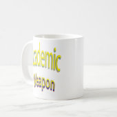 Mug Citation Inspirationnelle De L'Arme Universitaire, (Devant gauche)