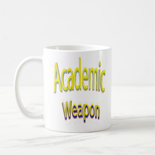 Mug Citation Inspirationnelle De L'Arme Universitaire, (Gauche)