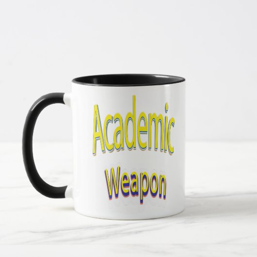 Mug Citation Inspirationnelle De L'Arme Universitaire, (Gauche)